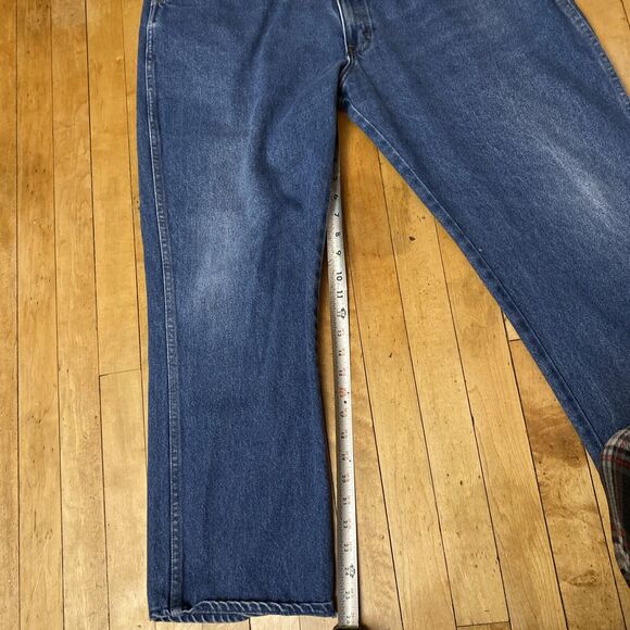 Saddle King Vintage Blue Jeans Men’s 42x34 Made In USA Regular Wash - Picture 6 of 16